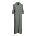 【送料無料】 アントネリ レディース ワンピース トップス Maxi dresses Green