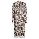 【送料無料】 マックス アンド コー レディース ワンピース トップス Midi dresses Brown