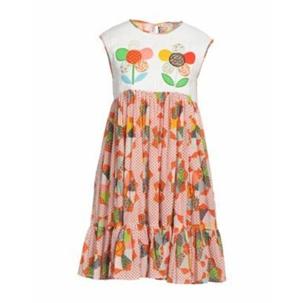【送料無料】 マヌーシュ レディース ワンピース トップス Mini dresses Orange