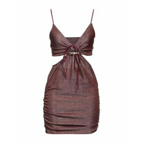 【送料無料】 ハブワン レディース ワンピース トップス Mini dresses Red