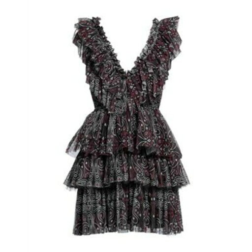 【送料無料】 アニエバイ レディース ワンピース トップス Mini dresses Black 【送料無料】 アニエバイ レディース ワンピース トップス Mini dresses Black