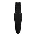 【送料無料】 バルマン レディース ワンピース トップス Midi dresses Black
