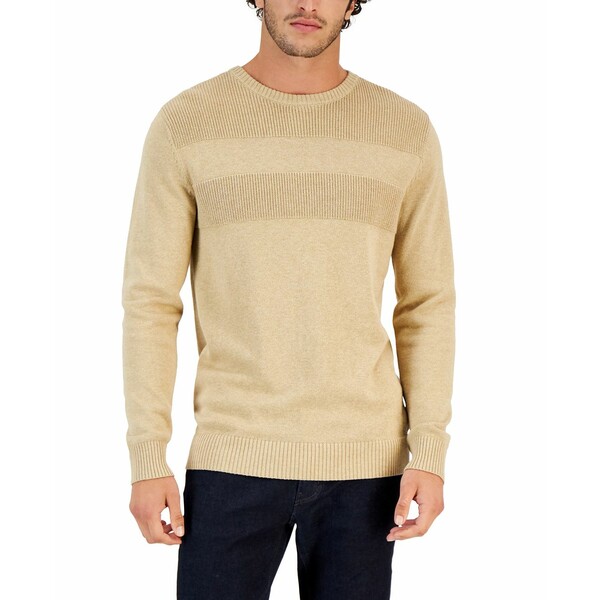 ֥롼  ˥å&  Men's Textured Cotton Sweater, Created for Macy's Toast
