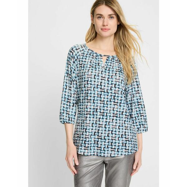 オルセン レディース カットソー トップス Women's Graphic Tee Satin blue