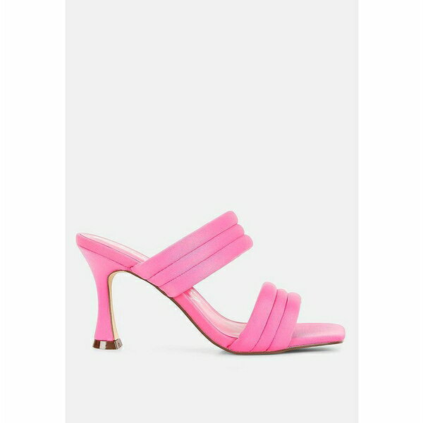 ロンンドンラグ レディース サンダル シューズ New Crush Quilted Spool Heel Sandals Women Pink
