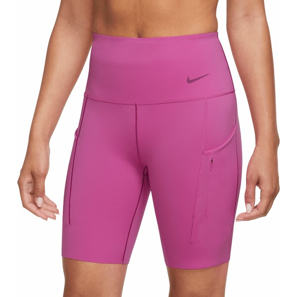 ナイキ レディース カジュアルパンツ ボトムス Nike Women 039 s Go Firm-Support High-Waisted 8 Biker Shorts Active Fuchsia