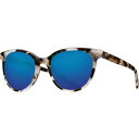 コスタデルマール レディース サングラス＆アイウェア アクセサリー Costa Del Mar Isla 580G Polarized Sunglasses Shiny Tgr Cowr Frm/Bl Mir