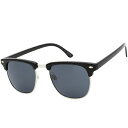 サーフアンドスポーツ メンズ サングラス・アイウェア アクセサリー Surf N Sport Buckley Sunglasses Shiny Black/Solid Smoke