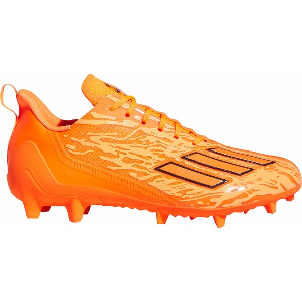 AfB_X Y TbJ[ X|[c adidas Men's adizero 12.0 Poison Football Cleats Solar Orange/Black