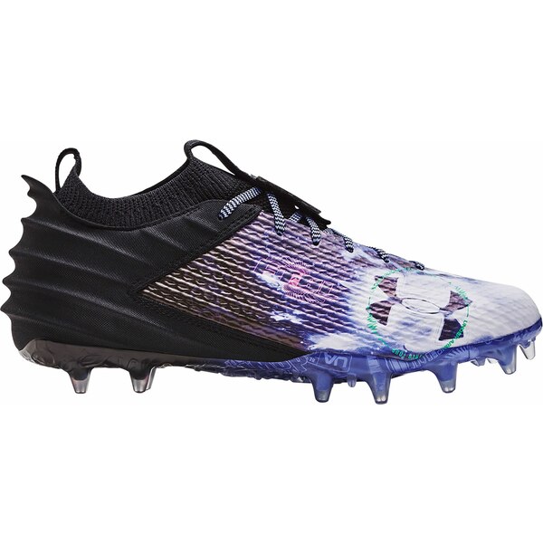 アンダーアーマー メンズ サッカー スポーツ Under Armour Men s Blur Smoke 2.0 MC LE Football Cleats Black/Blue