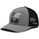 RrA Y Xq ANZT[ Columbia Men's PFG Patch 110 Snapback Hat City Grey/Black