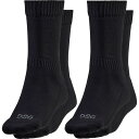 DSG fB[X C A_[EFA DSG Soccer Grip Crew Socks - 2 Pack Black