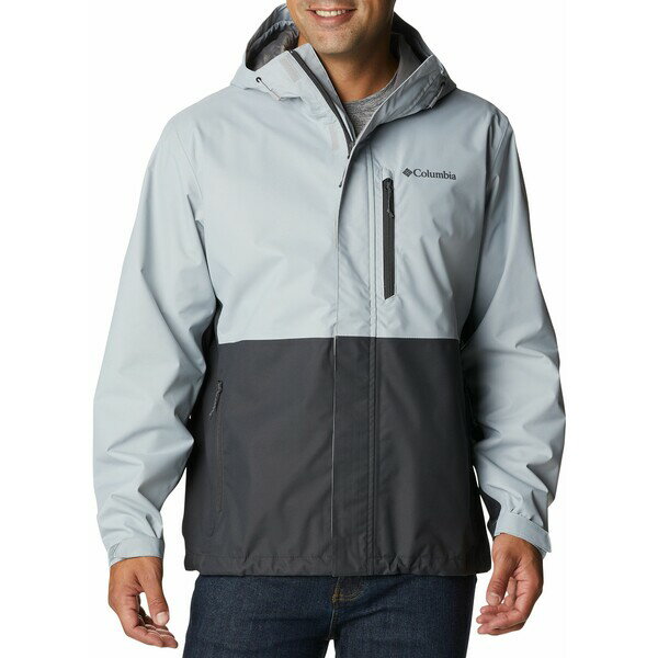 コロンビア メンズ ジャケット＆ブルゾン アウター Columbia Men's Hikebound Rain Jacket Columbia Grey/Shark