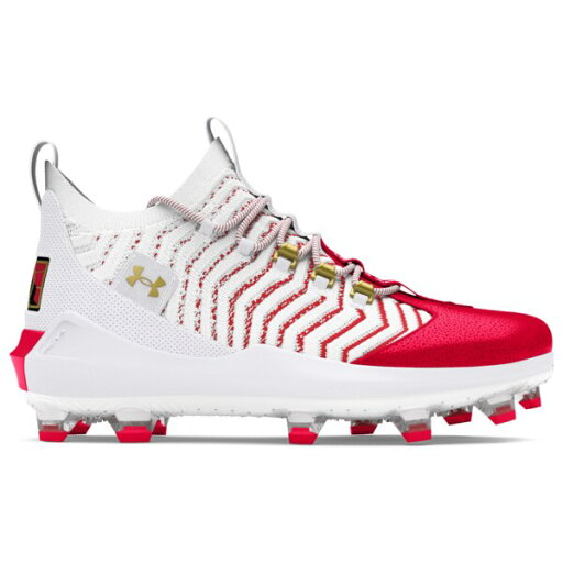 アンダーアーマー メンズ 陸上 スポーツ Under Armour Harper 9 Pro TPU White/Red/Metallic Gold アンダーアーマー メンズ 陸上 スポーツ Under Armour Harper 9 Pro TPU White/Red/Metallic Gold