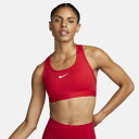 ナイキ レディース カットソー トップス Nike Dri-FIT Swoosh Medium Support Bra University Red/White