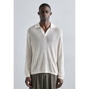 ジェイ リンドバーグ メンズ ニット&セーター アウター TONI OPEN COLLAR - Jumper - moonbeam(4)