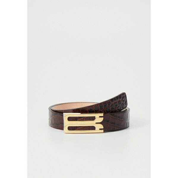 ヴィクトリア ベッカム レディース ベルト アクセサリー FRAME BELT - Belt - dark brown