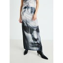 ウィークデイ レディース スカート ボトムス STING PRINT SKIRT - Maxi skirt - black(4)