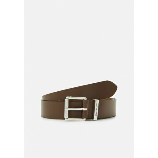 ガント レディース ベルト アクセサリー LOGO BELT UNISEX - Belt - weathered brown ガント レディース ベルト アクセサリー LOGO BELT UNISEX - Belt - weathered brown