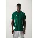 アディダス メンズ バスケットボール スポーツ TIRO 24 - Basic T-shirt - team dark green/white