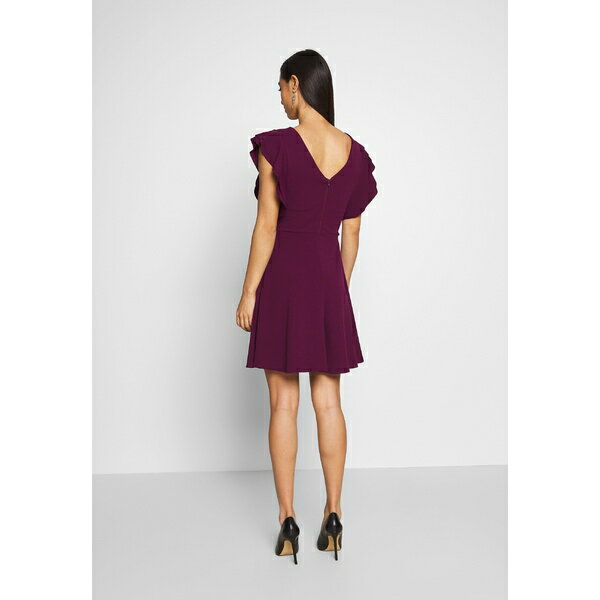 ヴァル ジー レディース ワンピース トップス RUFFLE SLEEVE MINI DRESS - Cocktail dress / Party dre..