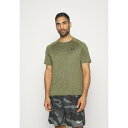 アンダーアーマー メンズ バスケットボール スポーツ TECH TEE - Sports T-shirt - marine od green/black