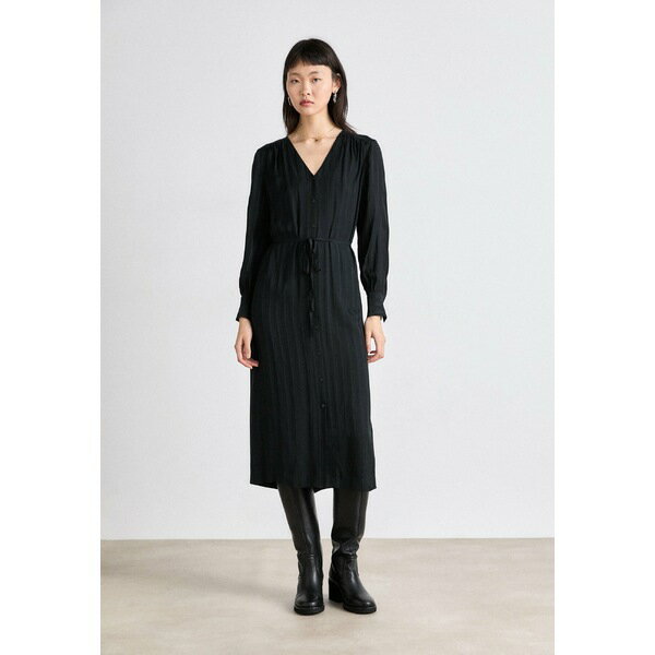 ガント レディース ワンピース トップス RELAXED DRESS - Day dress - black