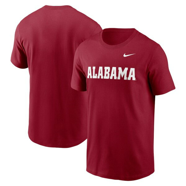 楽天astyナイキ メンズ Tシャツ トップス Alabama Crimson Tide Nike Primetime Evergreen Wordmark TShirt Crimson