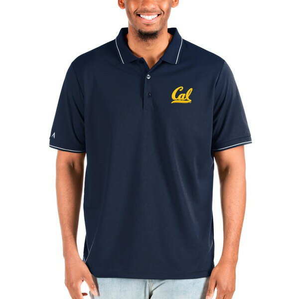 AeBOA Y |Vc gbvX Cal Bears Antigua Affluent Big & Tall Polo Navy