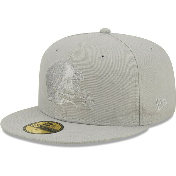 ニューエラ メンズ 帽子 アクセサリー Cleveland Browns New Era Color Pack II 59FIFTY Fitted Hat Gray