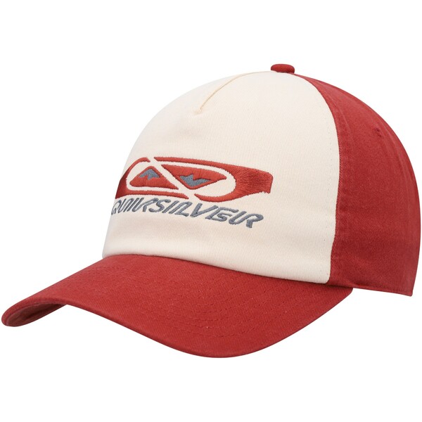 åС  ˹ ꡼ Quiksilver Take A Hike Snapback Hat White/Red