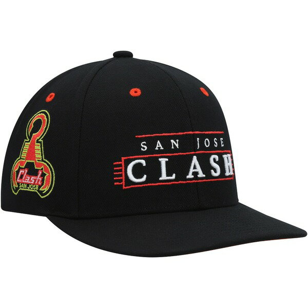 ミッチェル＆ネス ミッチェル&ネス メンズ 帽子 アクセサリー San Jose Clash Mitchell & Ness LOFI Pro Snapback Hat Black