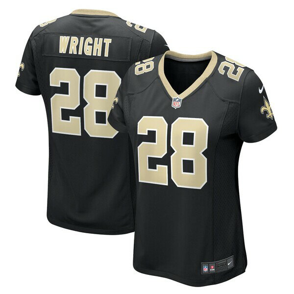 ナイキ レディース ユニフォーム トップス Rejzohn Wright New Orleans Saints Nike Women 039 s Game Jersey Black