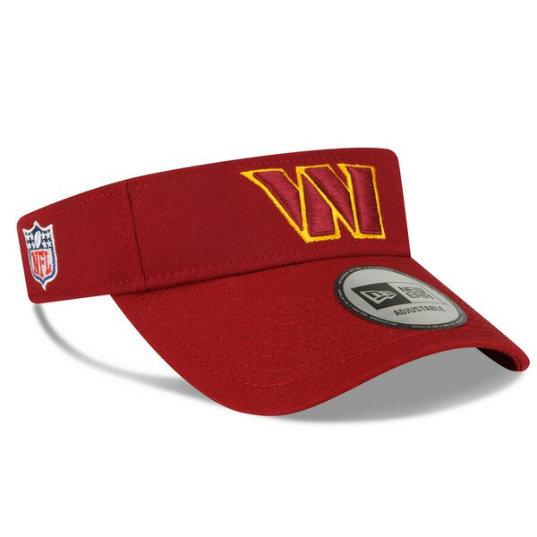 ニューエラ メンズ 帽子 アクセサリー Washington Commanders New Era 2022 Sideline Adjustable Visor Burgundy