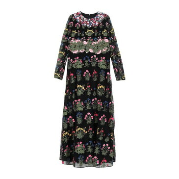 ヴァレンティノ VALENTINO レディース ワンピース トップス Long dresses Black