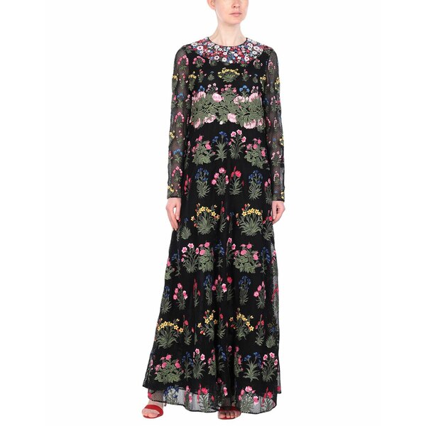 ヴァレンティノ VALENTINO レディース ワンピース トップス Long dresses Black