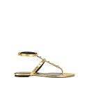 yz FT[` fB[X T_ V[Y Toe strap sandals Gold