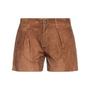 【送料無料】 サルバトーレ サントロ レディース カジュアルパンツ ボトムス Shorts & Bermuda Shorts Tan