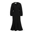 【送料無料】 ヴァレンティノ ガラヴァーニ レディース ワンピース トップス Midi dresses Black