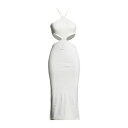 【送料無料】 マンガーノ レディース ワンピース トップス Midi dresses White