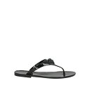 【送料無料】 ヴェルサーチ レディース サンダル シューズ Thong sandals Black