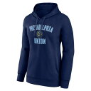 ファナティクス レディース パーカー・スウェットシャツ アウター Philadelphia Union Fanatics Branded Women's Victory Arch Pullover Hoodie Navy