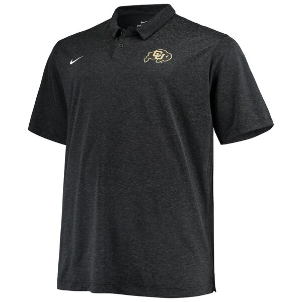 ナイキ メンズ ポロシャツ トップス Colorado Buffaloes Nike Big & Tall Performance Polo Heathered Black