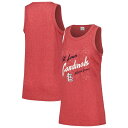 \tg?AY A?O[v fB[X TVc gbvX St. Louis Cardinals Soft as a Grape Women's Gauze High Neck Tank Top Red