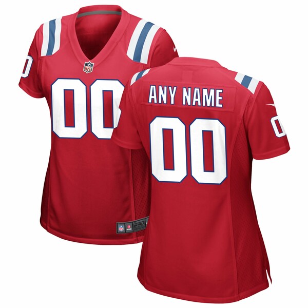 iCL fB[X jtH[ gbvX New England Patriots Nike Women's Alternate Custom Jersey Red