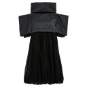 RfM\ fB[X s[X gbvX Two-material Dress Black