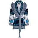 アラヌイ レディース ニット&セーター アウター Icon Jacquard Cardigan Cardigan Azzurro/grigio