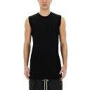 リックオウエンス メンズ タンクトップ アンダーウェア Sleeveless Crewneck Top BLACK