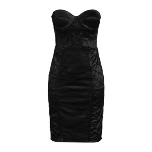 【送料無料】 エリザベスフランキ レディース ワンピース トップス Mini dresses Black 【送料無料】 エリザベスフランキ レディース ワンピース トップス Mini dresses Black