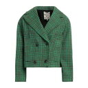 【送料無料】 バウムウンドヘルガーデン レディース ジャケット&ブルゾン アウター Blazers Green(4)